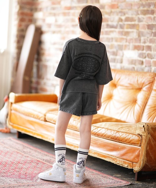 DC(ディーシー)の「DC/ディーシー キッズ 半袖 Tシャツ 26 KD GS HIDDEN SS YST261520M ムラサキスポーツ限定(Tシャツ/カットソー・キッズ・ピンク/ベージュ/ブラック・150cm/140cm/130cm)」の12枚目の写真