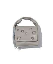 F/CE. （エフシーイー）の「F/CE. TECH LEATHER EYELET MINI POACH / エフシーイー テックレザー アイレット ミニポーチ（ハンドバッグ）」