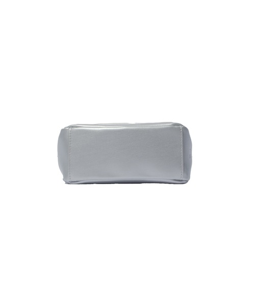 F/CE. (エフシーイー)の「F/CE. TECH LEATHER EYELET MINI POACH / エフシーイー テックレザー アイレット ミニポーチ(ハンドバッグ・レディース・ベージュ/ブラック/シルバー・FREE)」の8枚目の写真