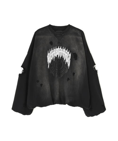 DANKE SCHON（ダンケシェーン）の「DankeSchon/ダンケシェーン/CHEMICAL BALOON CREWNECK（スウェット・メンズ・ブラック・M/L）」の3枚目の写真