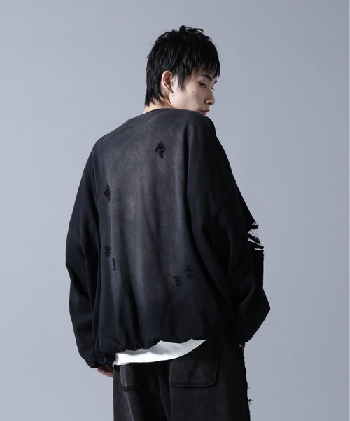 DANKE SCHON（ダンケシェーン）の「DankeSchon/ダンケシェーン/CHEMICAL BALOON CREWNECK（スウェット・メンズ・ブラック・M/L）」の6枚目の写真