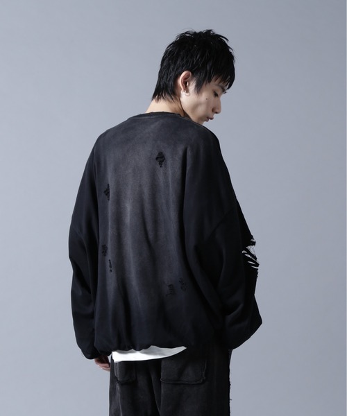 DANKE SCHON（ダンケシェーン）の「DankeSchon/ダンケシェーン/CHEMICAL BALOON CREWNECK（スウェット・メンズ・ブラック・M/L）」の5枚目の写真