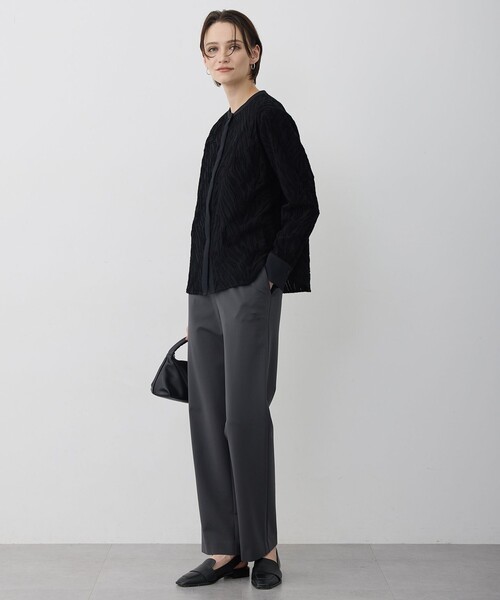 ICB(アイシービー)の「ナイロンストレッチポンチ セミワイドパンツ(その他パンツ・レディース・ブラック系/グレー系・X-LARGE/LARGE)」の11枚目の写真
