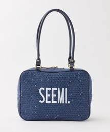 Seemi. byNICECLAUP | 【Seemi.】ツイードスクエアボストンバッグ(ボストンバッグ)