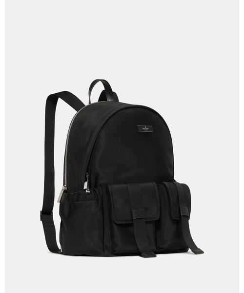 kate spade new york(ケイトスペード ニューヨーク)の「カーター ナイロン ラージ カーゴ バックパック(バックパック/リュック・レディース・ブラック・ONESIZE)」の3枚目の写真