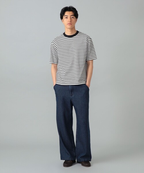 International Gallery BEAMS（インターナショナルギャラリービームス）の「QUATTROCCHI / イージー デニム パンツ（その他パンツ・メンズ・ナチュラル/インディゴブルー・LARGE/MEDIUM/SMALL）」の5枚目の写真
