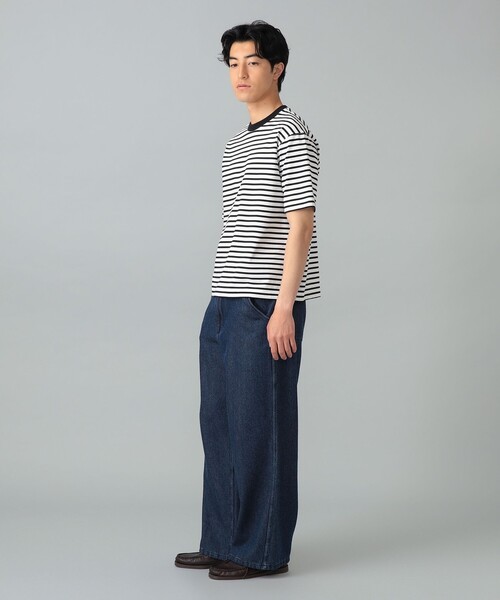 International Gallery BEAMS（インターナショナルギャラリービームス）の「QUATTROCCHI / イージー デニム パンツ（その他パンツ・メンズ・ナチュラル/インディゴブルー・LARGE/MEDIUM/SMALL）」の6枚目の写真