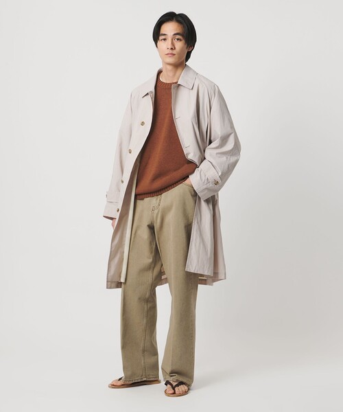 UNITED ARROWS（ユナイテッドアローズ）の「テープヤーン 天竺編み  クルーネック サマーニット（ニット/セーター・メンズ・ブラック/イエロー/ブラウン系・S/M/L/XL）」の10枚目の写真