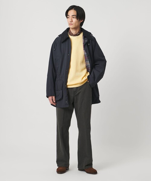 UNITED ARROWS（ユナイテッドアローズ）の「テープヤーン 天竺編み  クルーネック サマーニット（ニット/セーター・メンズ・ブラック/イエロー/ブラウン系・S/M/L/XL）」の14枚目の写真