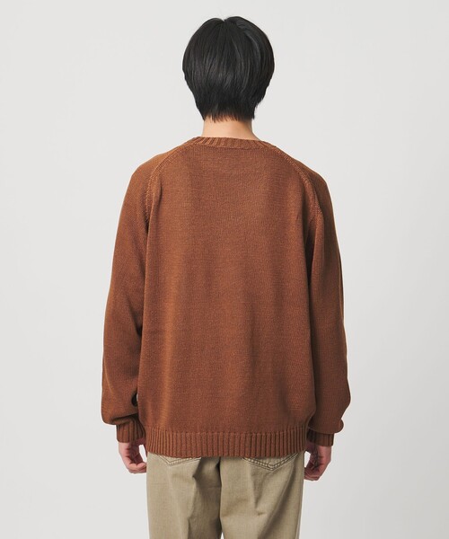 UNITED ARROWS（ユナイテッドアローズ）の「テープヤーン 天竺編み  クルーネック サマーニット（ニット/セーター・メンズ・ブラック/イエロー/ブラウン系・S/M/L/XL）」の17枚目の写真