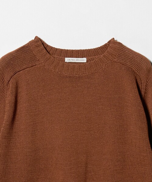 UNITED ARROWS（ユナイテッドアローズ）の「テープヤーン 天竺編み  クルーネック サマーニット（ニット/セーター・メンズ・ブラック/イエロー/ブラウン系・S/M/L/XL）」の20枚目の写真