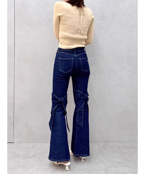 dazzlin(ダズリン)の「バックリボンフルイドパンツ(デニムパンツ・レディース・ブルー/インディゴブルー・SMALL/MEDIUM)」の20枚目の写真
