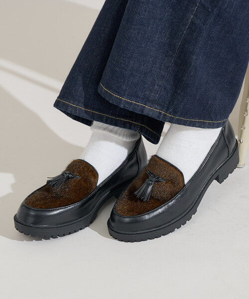 FREAK'S STORE（フリークスストア）の「タッセルローファー（ローファー・レディース・ブラック/キャメル/ブラウン・36/37/38）」の3枚目の写真