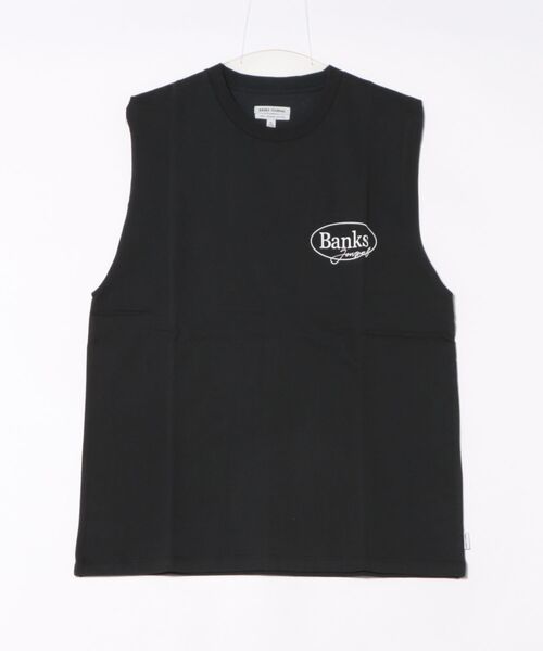 BANKS(バンクス)の「TANK/BANKS JOURNAL/バンクスジャーナル タンクトップ バックプリント ロゴタンク サーフ ストリート ビーチ アウトドア(タンクトップ・メンズ・ブラック/オリーブ/オフホワイト・X-LARGE/MEDIUM/LARGE)」の9枚目の写真