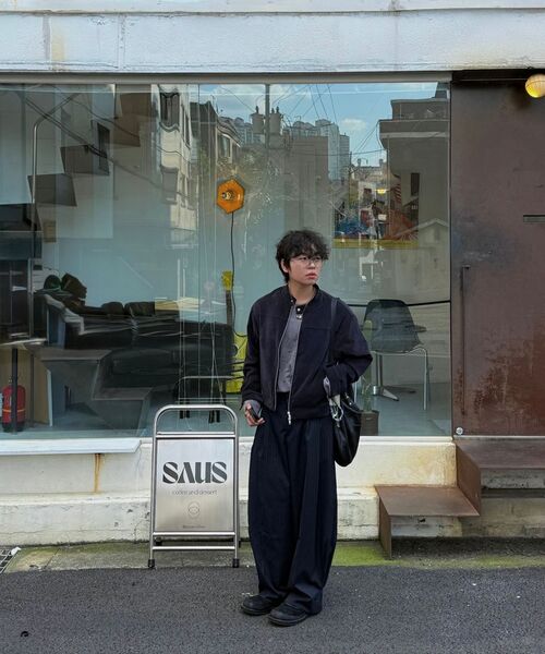 ARRAYED（アレイド）の「バーティカルバイカー クロップコーデュロイジャケット [NAVY]（デニムジャケット・メンズ・その他・S/M/L）」の7枚目の写真