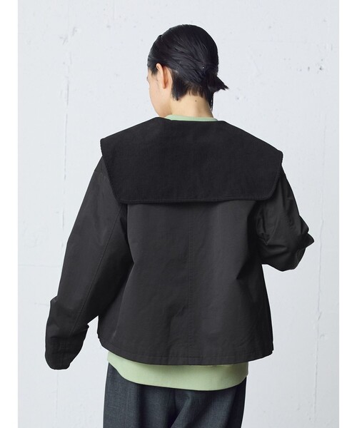 MidiUmi（ミディウミ）の「MidiUmi パッドハンティングジャケット（ダウンジャケット/コート・レディース・チャコールグレー/アイボリー/ブラック・FREE）」の11枚目の写真