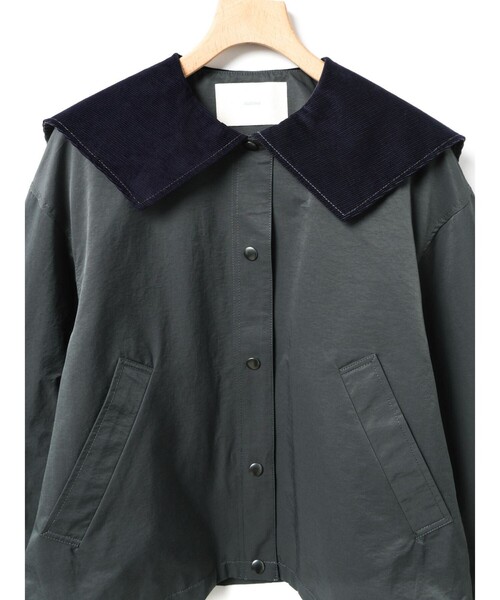 MidiUmi（ミディウミ）の「MidiUmi パッドハンティングジャケット（ダウンジャケット/コート・レディース・チャコールグレー/アイボリー/ブラック・FREE）」の16枚目の写真