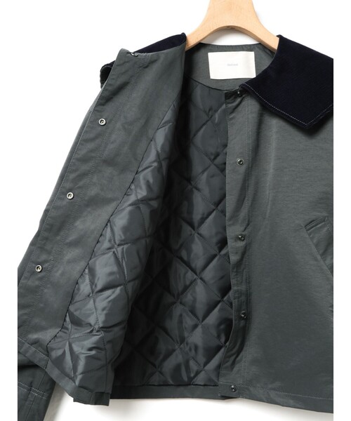 MidiUmi（ミディウミ）の「MidiUmi パッドハンティングジャケット（ダウンジャケット/コート・レディース・チャコールグレー/アイボリー/ブラック・FREE）」の17枚目の写真