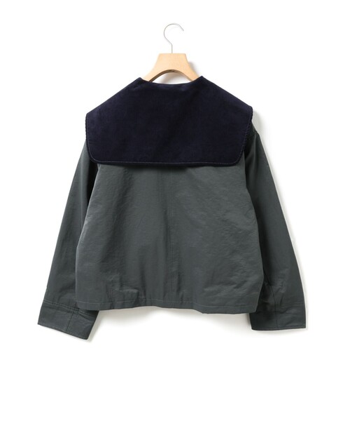 MidiUmi（ミディウミ）の「MidiUmi パッドハンティングジャケット（ダウンジャケット/コート・レディース・チャコールグレー/アイボリー/ブラック・FREE）」の20枚目の写真