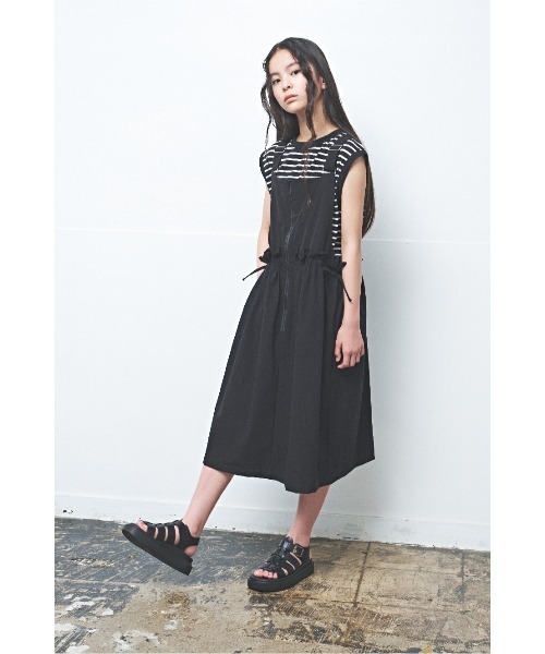 maarook（マルーク）の「ボーダーアーチフレンチスリーブランニング（その他トップス・キッズ・ブラック・160cm/150cm/140cm）」の12枚目の写真
