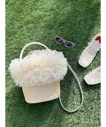 LILY BROWN | 2wayチュール切り替えバッグ(ショルダーバッグ)