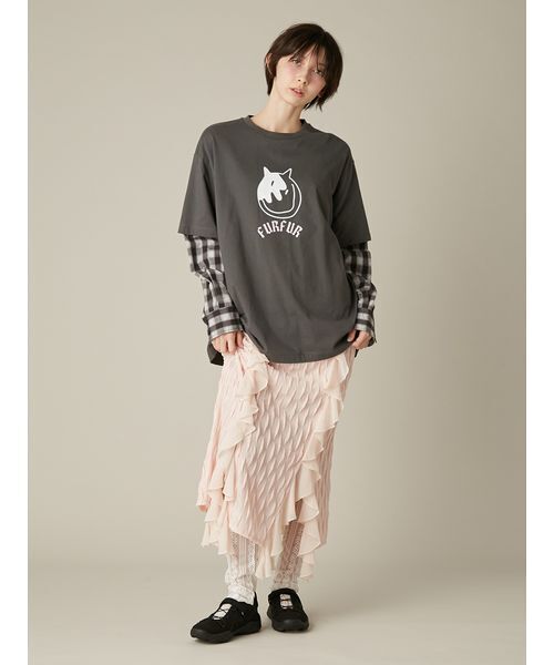 FURFUR（ファーファー）の「メリージェーンデザインスニーカー（スニーカー・レディース・シルバー/ブラック/ピンク・36/37/38）」の21枚目の写真