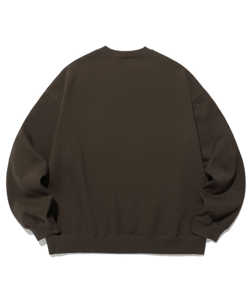ISTKUNST(イストクンスト)の「FLOWER BTY SWEATSHIRTS_BROWN(IK2DFMM458A)(スウェット・レディース・ブラウン・M/S/L)」の2枚目の写真