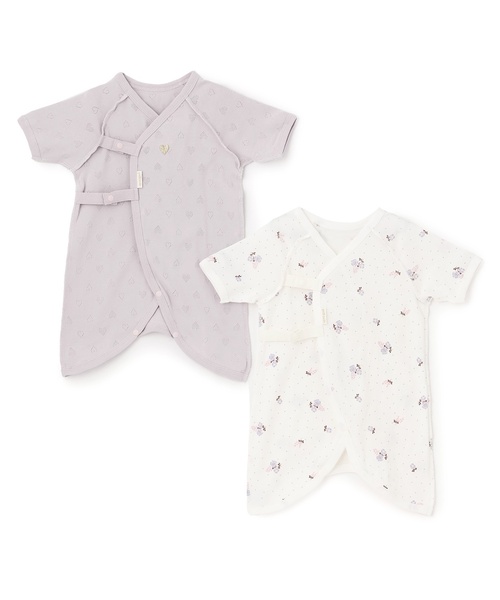 petit main（プティマイン）の「【弱酸性】コンビ肌着（肌着・キッズ・ラベンダー/クリーム/ライトピンク/ライトグリーン・50-70cm）」の3枚目の写真