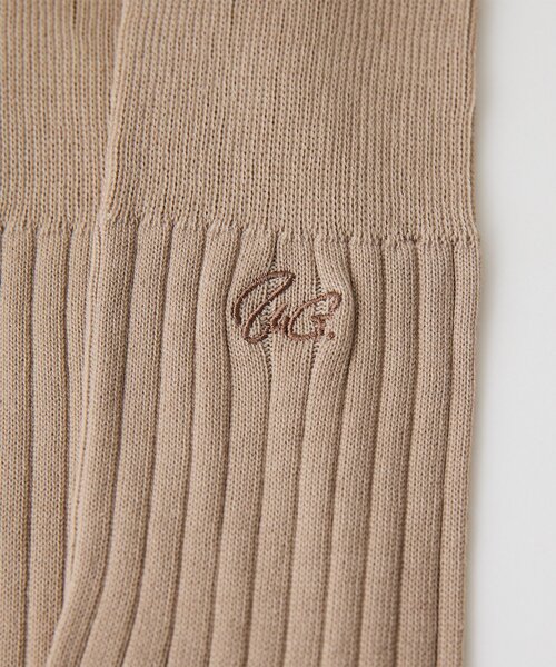 Whim Gazette(ウィムガゼット)の「刺繍ソックス(ソックス/靴下・レディース・オフホワイト/ブラック/ベージュ・FREE)」の4枚目の写真