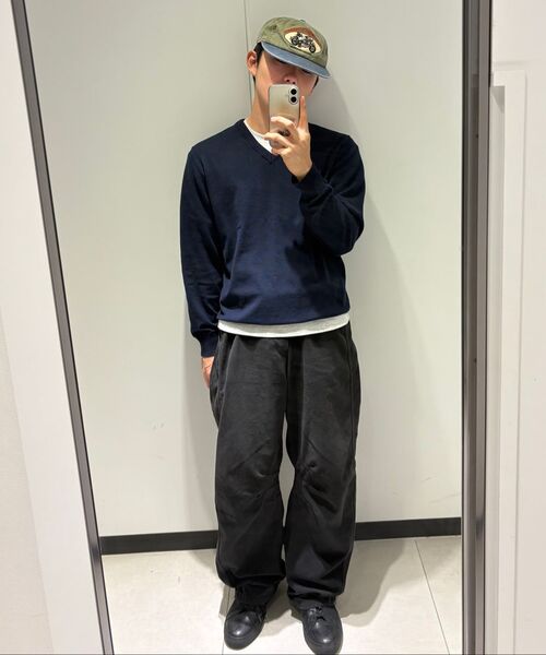 MUSINSA STANDARD WOMAN（ムシンサスタンダードウーマン）の「ウィメンズリラックスフィットクルーネックTシャツ[メランジライトグレー]（Tシャツ/カットソー・レディース・その他・MEDIUM/SMALL/X-SMALL/LARGE/X-LARGE）」の2枚目の写真