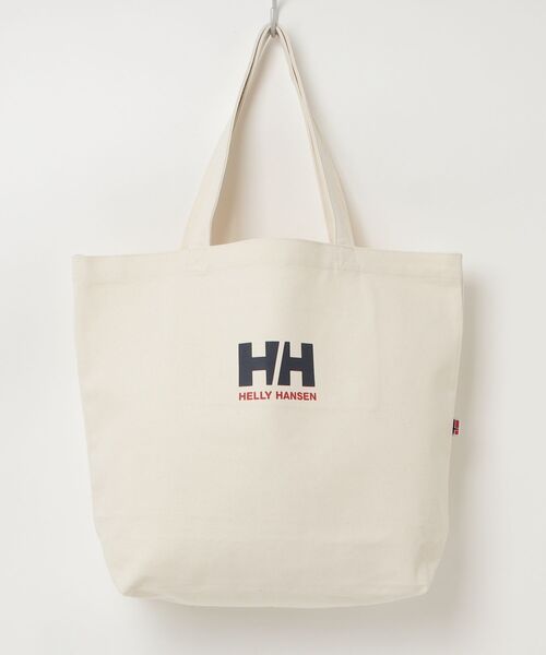 HELLY HANSEN（ヘリーハンセン）の「【HELLY HANSEN】Organic Cotton Tote L（トートバッグ・メンズ・ブルー/ネイビー/グレー/ブラック/ピンク・ONE SIZE）」の4枚目の写真