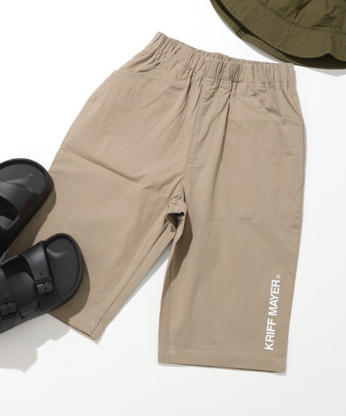 KRIFF MAYER Kid's Collection(クリフメイヤーキッズコレクション)の「涼綿サンシャインクロップド(その他パンツ・キッズ・オリーブ/グレー/ブラック/ベージュ・120/170/160/150/140/130)」の3枚目の写真