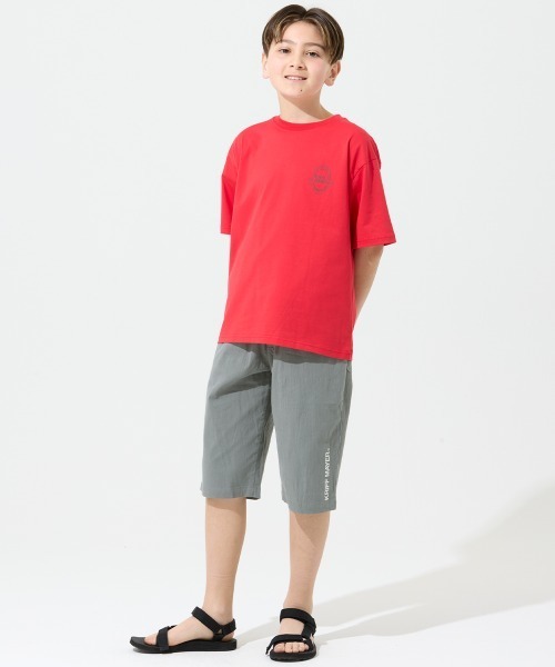 KRIFF MAYER Kid's Collection(クリフメイヤーキッズコレクション)の「涼綿サンシャインクロップド(その他パンツ・キッズ・オリーブ/グレー/ブラック/ベージュ・120/170/160/150/140/130)」の9枚目の写真