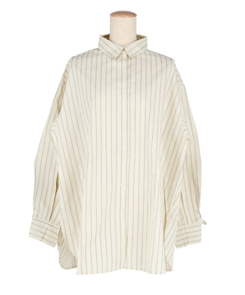 coca(coca)(コカ)の「袖シャーリングシャツ(シャツ/ブラウス・レディース・ブルー/アイボリー・L/M/S)」の20枚目の写真