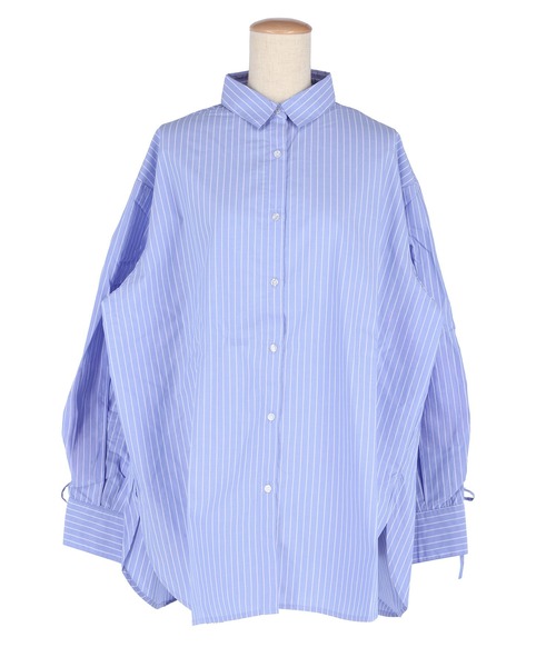 coca(coca)(コカ)の「袖シャーリングシャツ(シャツ/ブラウス・レディース・ブルー/アイボリー・L/M/S)」の21枚目の写真
