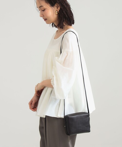 Demi-Luxe BEAMS（デミルクス ビームス）の「Waa. studios / TIEN 2way バッグ（ショルダーバッグ・レディース・ブラック/ダークブラウン・ONE SIZE）」の2枚目の写真