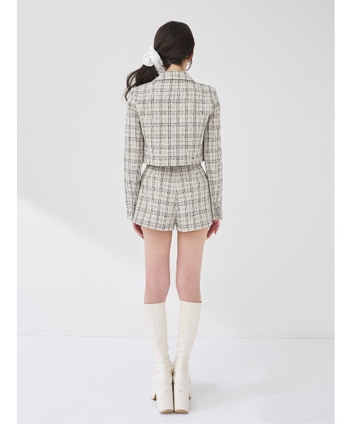 Darich(ダーリッチ)の「Vernal Tweed ミニスコート(スカート・レディース・サックスブルー/その他/イエロー/ピンク・S/M)」の14枚目の写真