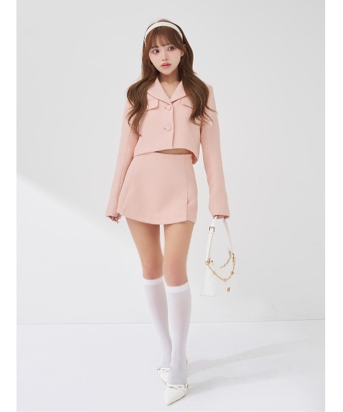 Darich(ダーリッチ)の「Vernal Tweed ミニスコート(スカート・レディース・サックスブルー/その他/イエロー/ピンク・S/M)」の15枚目の写真