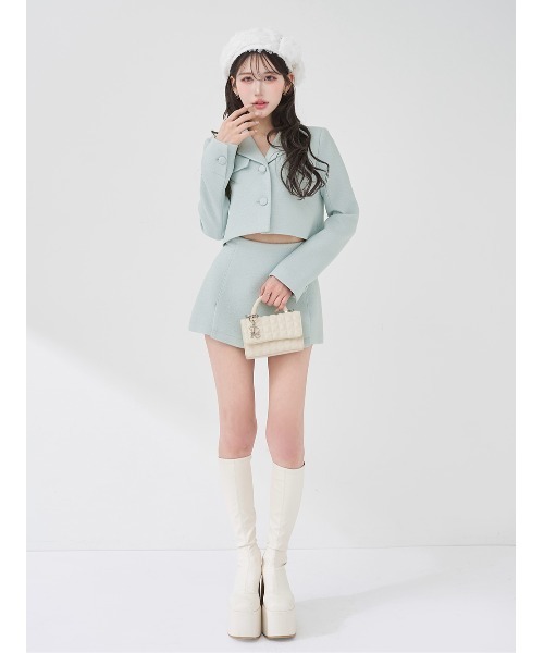 Darich(ダーリッチ)の「Vernal Tweed ミニスコート(スカート・レディース・サックスブルー/その他/イエロー/ピンク・S/M)」の18枚目の写真