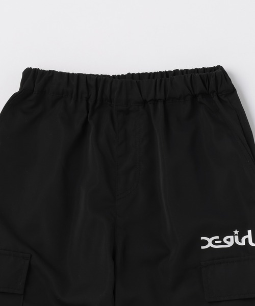 X-girl Stages（エックスガールステージス）の「カーゴパンツ（カーゴパンツ・キッズ・ブラック・100cm/110cm/120cm）」の5枚目の写真
