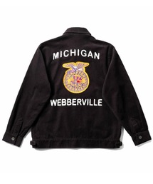 HOUSTON ヒューストン USED FINISHING SOUVENIR JACKET (TIGER