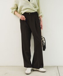 size SHORT/TALLあり］ニーハイフレアパンツ デニム 2 ストレッチ