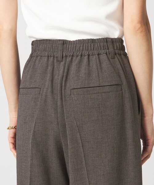 green label relaxing（グリーンレーベルリラクシング）の「［size SHORT/TALLあり］ニーハイワイドパンツ（その他パンツ・レディース・ナチュラル/ライトブルー/ブラック/ダークブラウン/ネイビー・SHORT/34/36/38/40/TALL）」の7枚目の写真