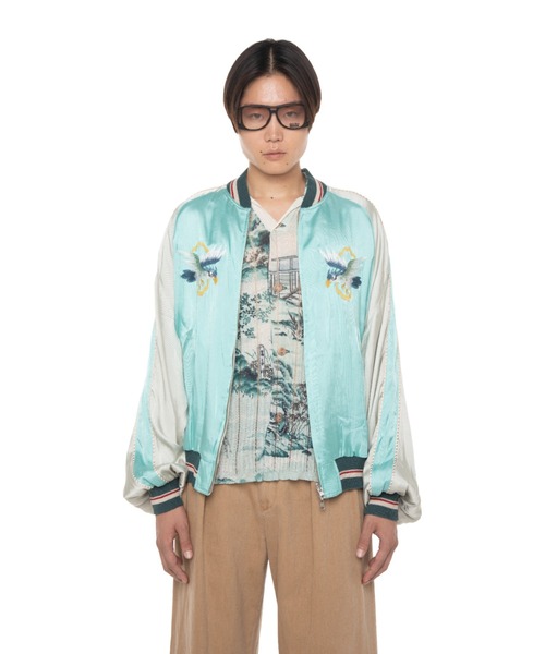 DAIRIKU(ダイリク)の「Tiger&Hawk Big Sleeve Ska Jumper(スカジャン・メンズ・その他1/その他2/その他3・M)」の6枚目の写真