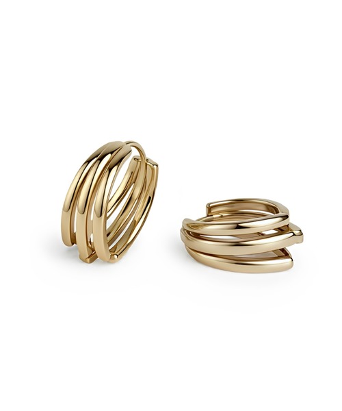 Lyvi(ライビィ)の「Triple Line Hoop Pierce / 金属アレルギー対応(ピアス(両耳用)・レディース・シルバー/ゴールド・FREE)」の13枚目の写真