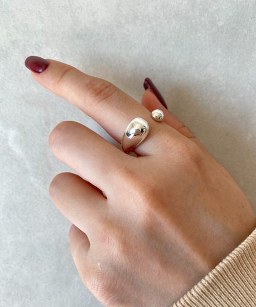 ciite'（シーテ）の「ドロップリング / drop ring（リング・レディース・ピンクゴールド/ゴールド/シルバー・FREE）」の2枚目の写真