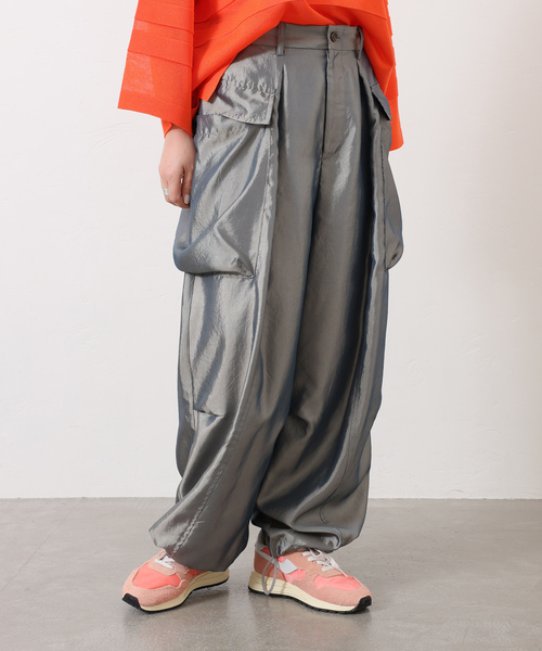 JOURNAL STANDARD LUXE(ジャーナルスタンダード ラックス)の「ヴィンテージツイル カーゴパンツ(カーゴパンツ・レディース・カーキ/ネイビー・FREE)」の7枚目の写真