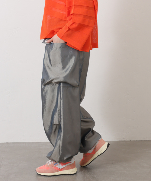 JOURNAL STANDARD LUXE(ジャーナルスタンダード ラックス)の「ヴィンテージツイル カーゴパンツ(カーゴパンツ・レディース・カーキ/ネイビー・FREE)」の9枚目の写真