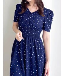 dazzlin（ダズリン）の「【WEB限定】ハートパターンシャーリングワンピース（ワンピース）」