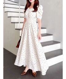 dazzlin（ダズリン）の「【WEB限定】ハートパターンシャーリングワンピース（ワンピース）」